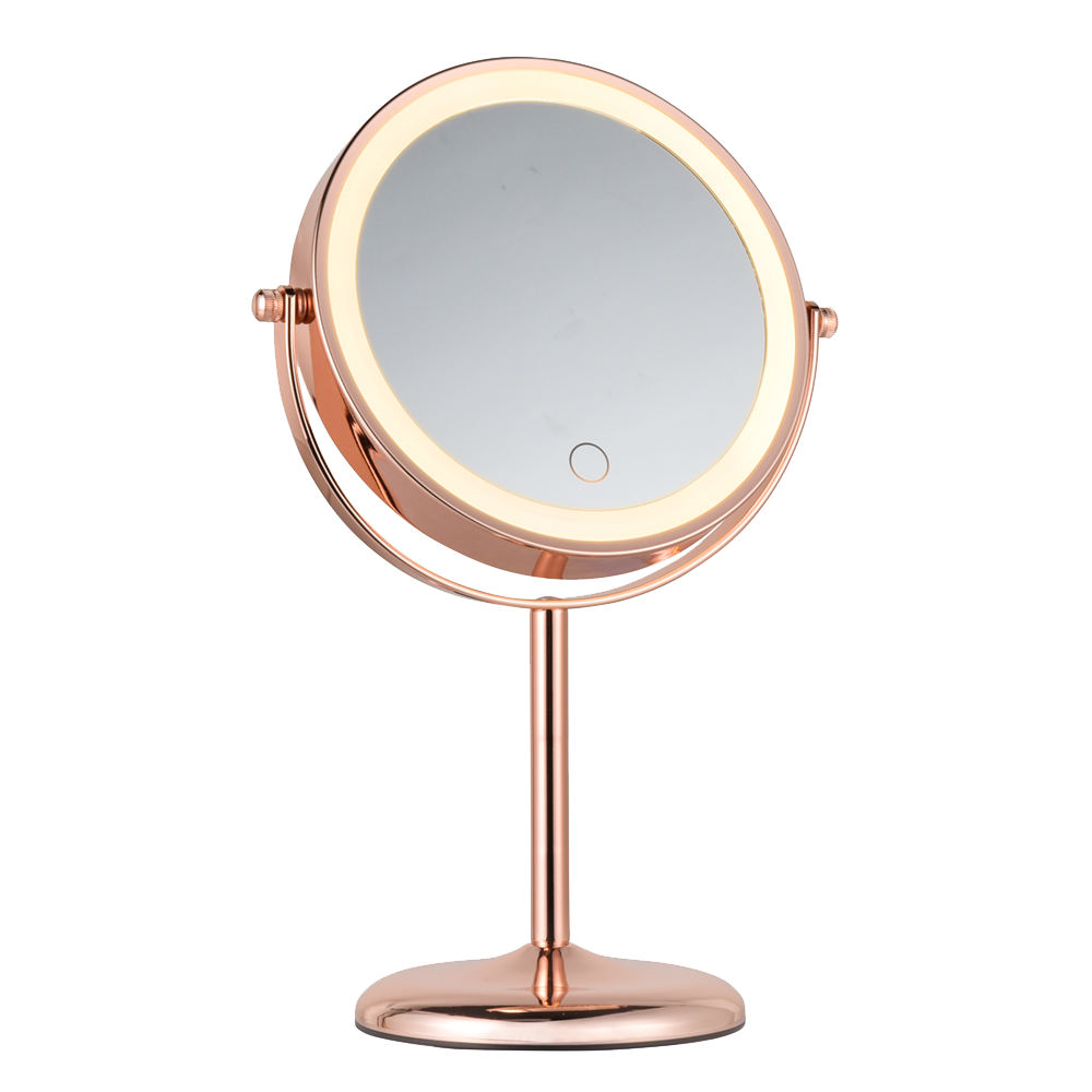 360° Rotation Touch Screen Lighted Makeup Mirror D740